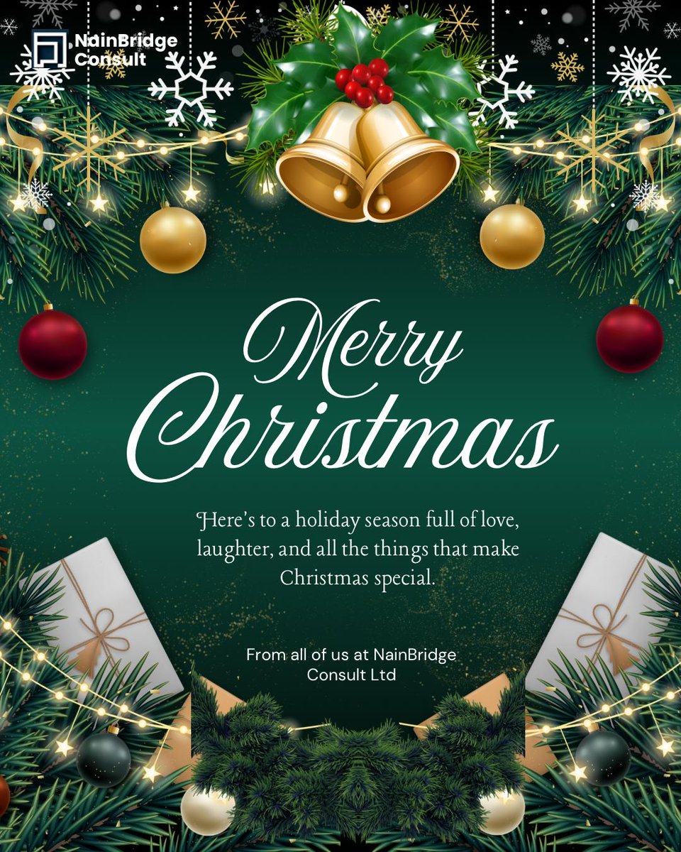 Thank you for a wonderful year and Happy Holidays. 
#MerryChristmas #Christmas