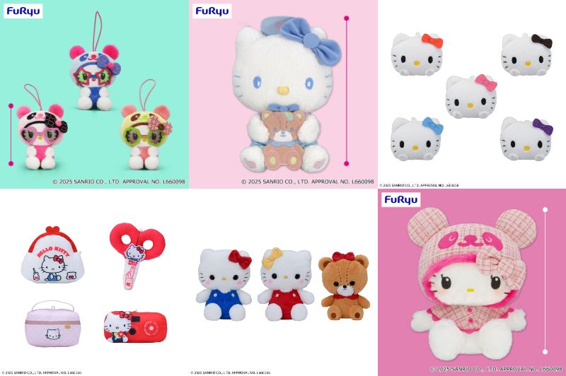 ⚠️1月登場のプライズ【予告】📣／ ハローキティの新プライズ6種が1月