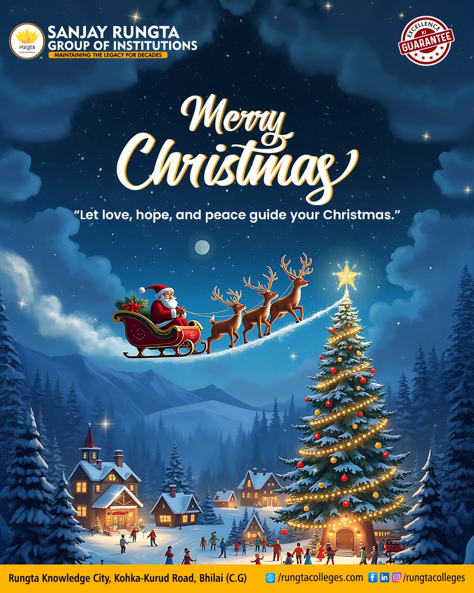 RungtaGroup's tweet photo. 𝗠𝗲𝗿𝗿𝘆 𝗖𝗵𝗿𝗶𝘀𝘁𝗺𝗮𝘀! 🎄✨ 𝗠𝗮𝘆 𝗟𝗼𝘃𝗲, 𝗛𝗼𝗽𝗲 𝗙𝗶𝗹𝗹 𝗘𝘃𝗲𝗿𝘆 𝗛𝗲𝗮𝗿𝘁
#merrychristmas #christmasvibes #festiveseason #follow #sanjayrungtagroup #sanjayrungtacolleges #bhilai #srgi #durg #chhattisgarh @rungtasaket @abhishek.k.soni @sanjayrungtacolleges https://t.co/9lyo8fY4aP
