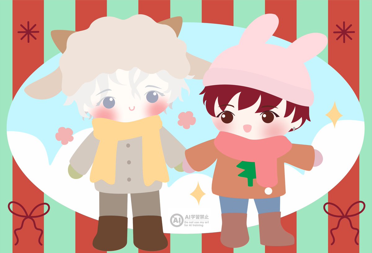 hi! hi! <a href="/enervatedrey/">レイカ/Reika ༉‧₊˚.</a> i'm your 2025 #hanadollsecretsanta. please enjoy this little sena-san and mahiro. ❤️ happy holiday! ⛄️✨ <a href="/HanadollSanta/">HanaDoll❄️ Secret Santa ❄️🎁🌸</a>