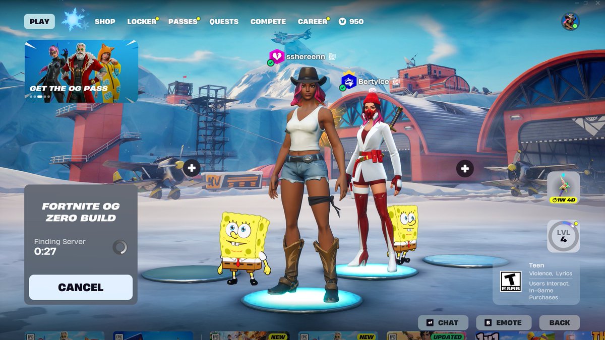 sheween's tweet image. are u really duos if u dont rock the spongebob sidekick together