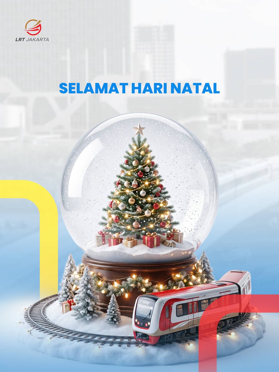 lrtjkt's tweet image. Selamat Hari Natal 🎄
Semoga damai, kasih, dan sukacita selalu menyertai setiap perjalanan Anda. Mari terus melaju bersama, menyambungkan perjalanan dengan penuh harapan dan kebahagiaan.

#LRTJ