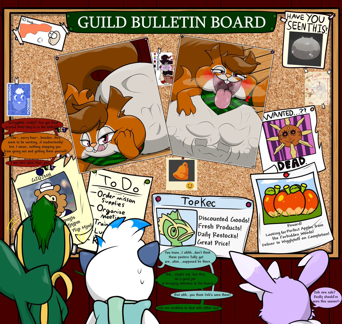 Looks like there was a mishap with some recent prints that ended up in the lobby, oh dear💦
Commission for <a href="/SkwovetOps/">SkwovetOps</a>!