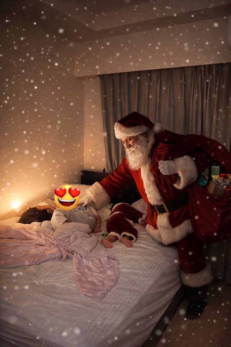 妻が素敵な画像作って「サンタが来た」ことを娘(6・年長)に伝えたら