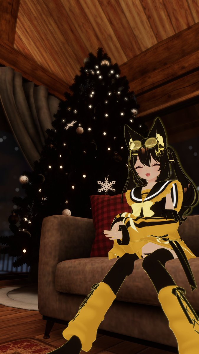 HT_VRChat's tweet image. Merry Christmas!
Hope you're feeling jolly today!
Have you received any Presents yet?
#VRC #VRChat #MerryChristmas