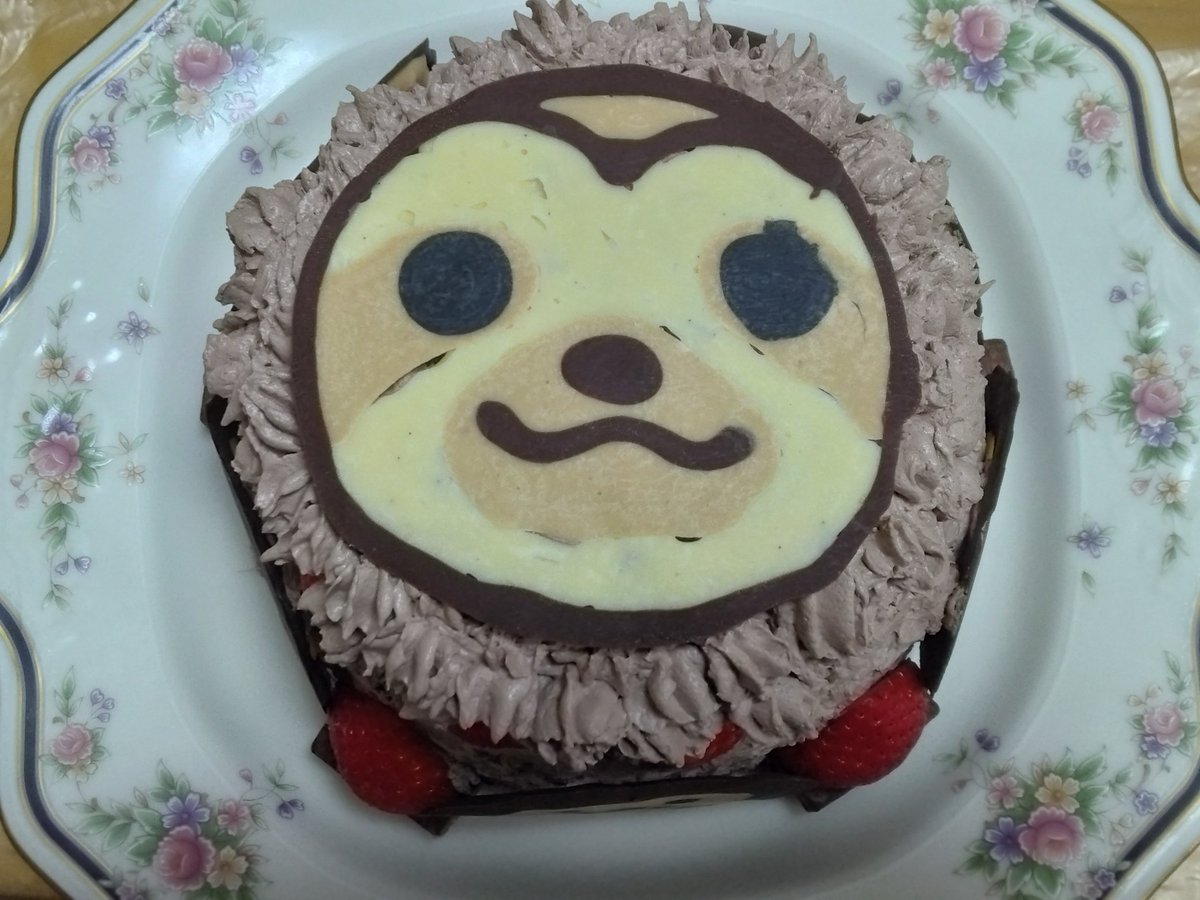 franranddon's tweet photo. 今年の嫁さん手作りクリスマスケーキ
ナマケモノモチーフ
美味しく頂きました
(o´∀`)b https://t.co/kuj53OJh6A