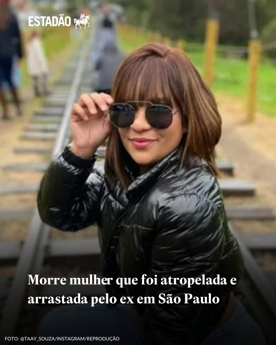 Estadao's tweet image. Mulher atropelada e arrastada pelo ex em São Paulo morre após nova cirurgia 👉 bit.ly/4j8Tfcg

Mãe de Tainara Souza Santos, de 31 anos, afirmou que momento é de ‘dor enorme’ e que vai ‘pedir por justiça’