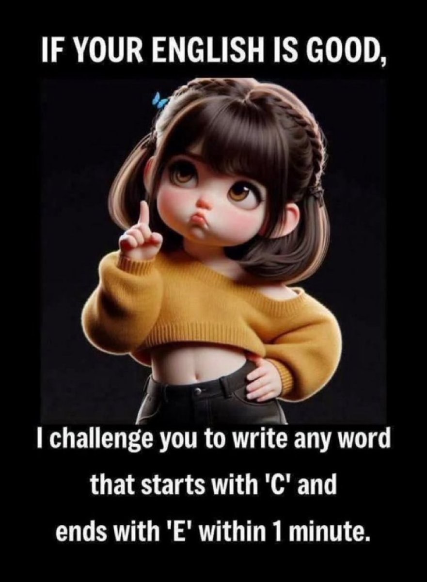 Aleezay593's tweet image. No cheating
Try it without Google....