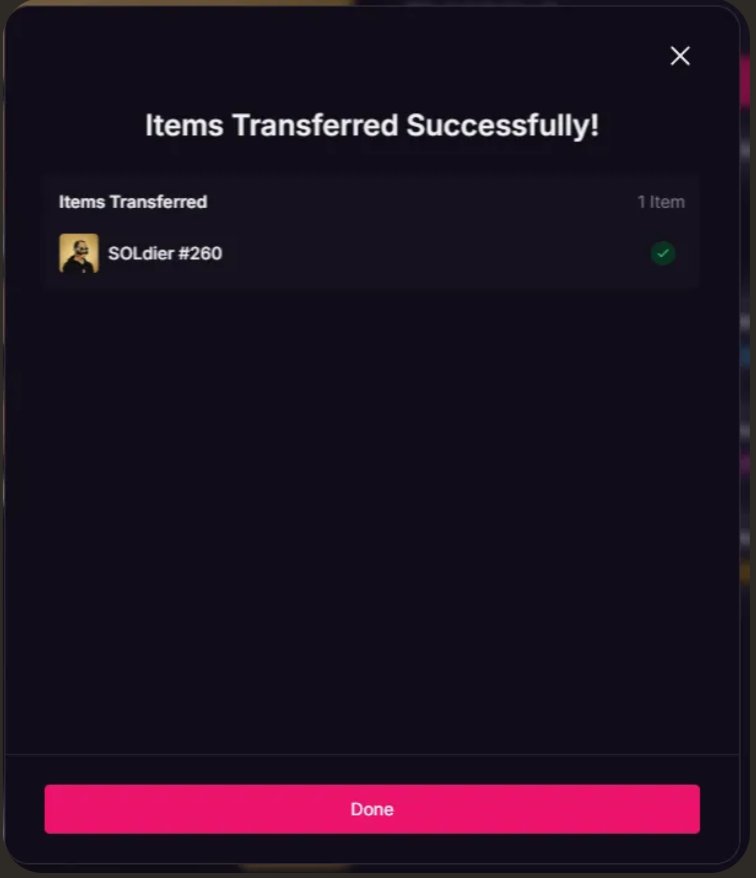 <a href="/Omerta_SOL/">Omerta, the Grand Mafia</a> <a href="/RilegatoDAO/">RilegatoDAO</a> 

Picked up 3 more Rilegato today and was gifted with a Soldier.  Great deal. Sweet Christmas gift.  Don't fade Empire City, it's the real deal.