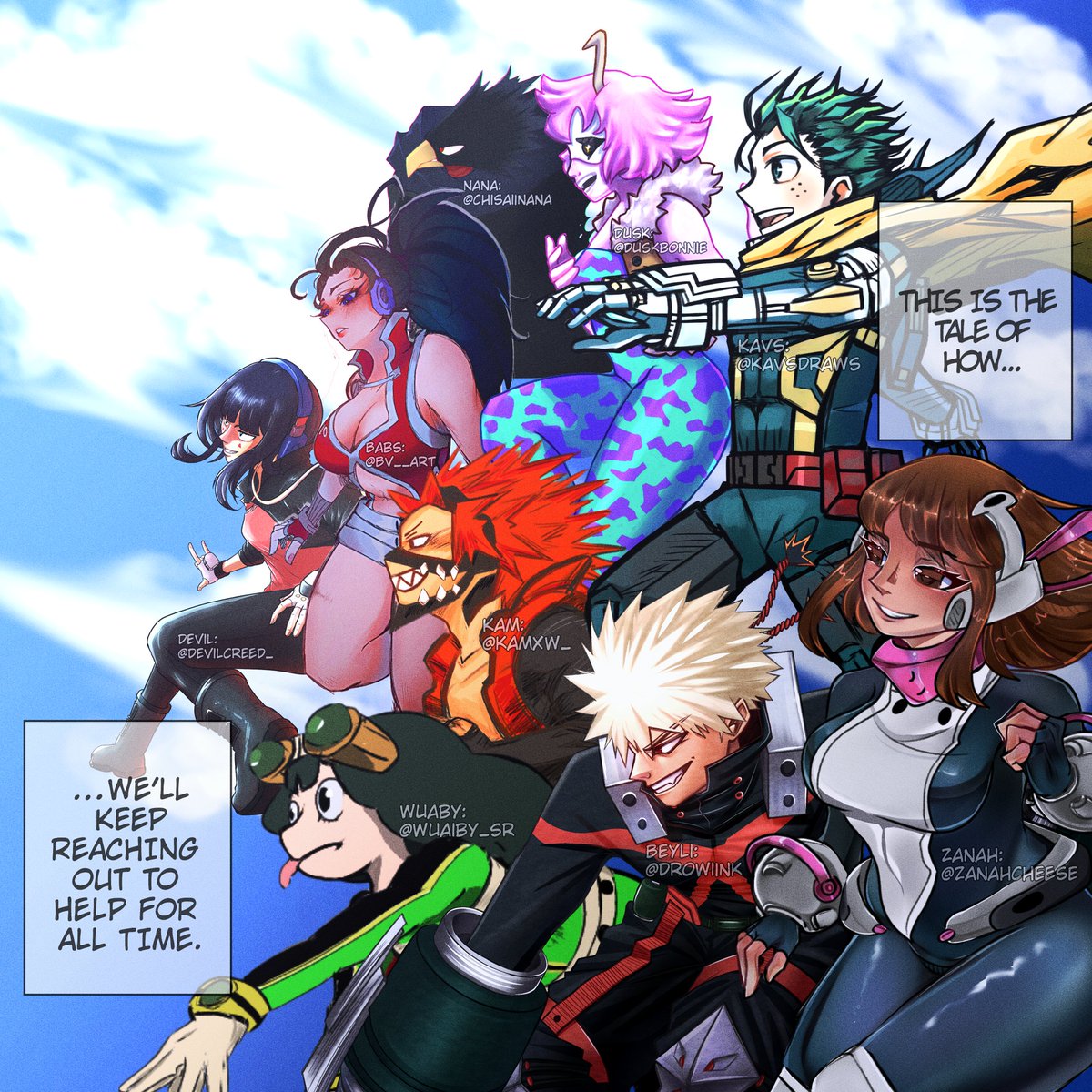drowiink's tweet photo. THANK YOU FOR EVERYTHING BOKU NO HERO ACADEMIA!! 💚💛

#BNHAfinalseason #BNHAfanart #artcollab #thankyouhorikoshi https://t.co/2R7LYY96vh