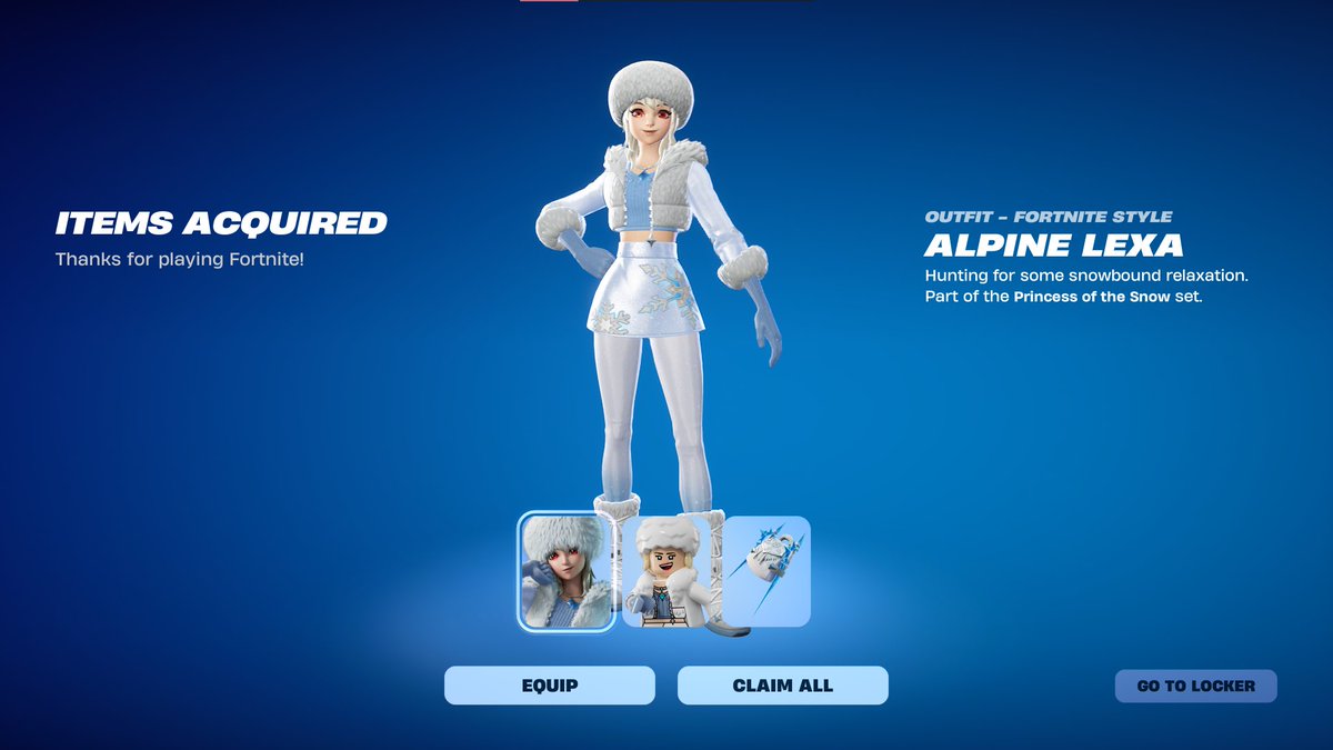 SpeedyTheAlien's tweet photo. Bought Alpine Lexa Using Code #Snowbell @Snowbelltime https://t.co/TI2PQLhZTZ