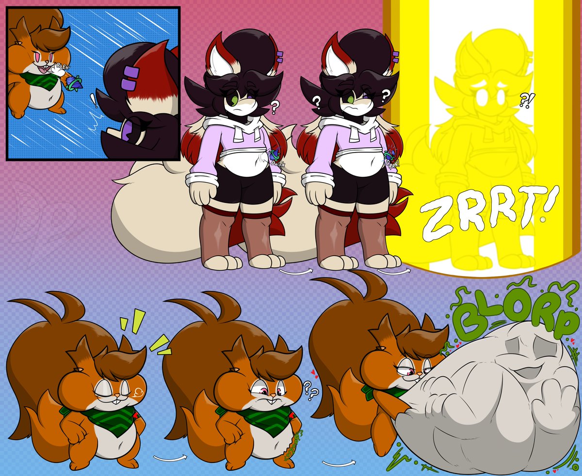 Those mystery dungeon seeds really do have some interesting effects don't they? :3c 

Commission for <a href="/SkwovetOps/">SkwovetOps</a>~
#voreart #vore