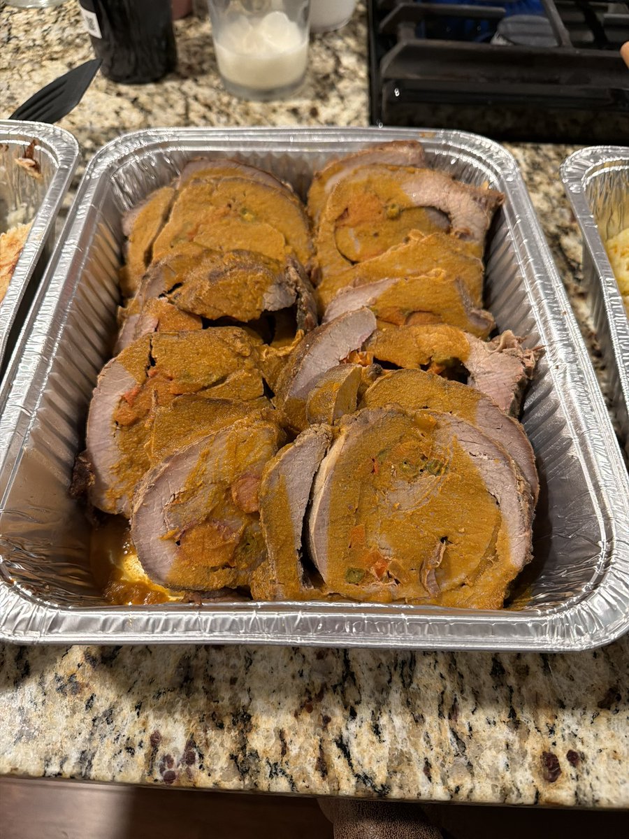 On the good night, we eat stuffed young guy. Merry Christmas! 😂