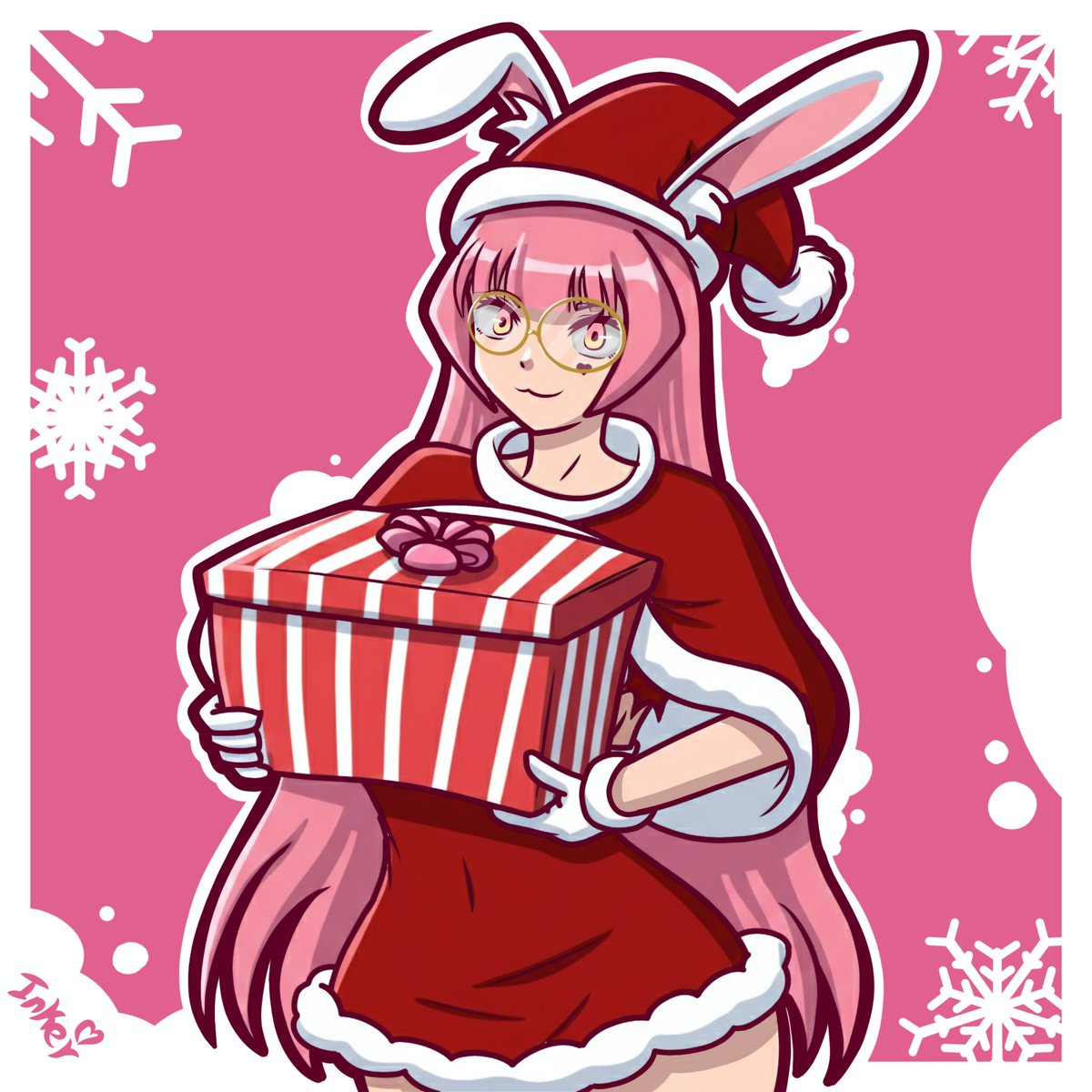 Mmmm que estará regalando <a href="/mikupinku/">Miku Pinku 🐰🌸 YUME GIRLS! ✩</a> 
Feliz navidad y próspero año nuevo...
(Apoyen para abrir el regalo)
#pinkuart
