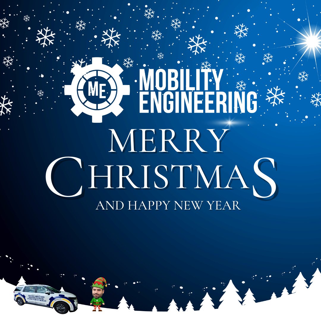 MobilityEng's tweet image. Merry Christmas from all of us at Mobility Engineering 🎄✨ 

Wishing you a joyful holiday filled with family, friends, and festive cheer. Thank you for being part of our community this year - we can’t wait to continue building accessible, innovative solutions together in 2026.