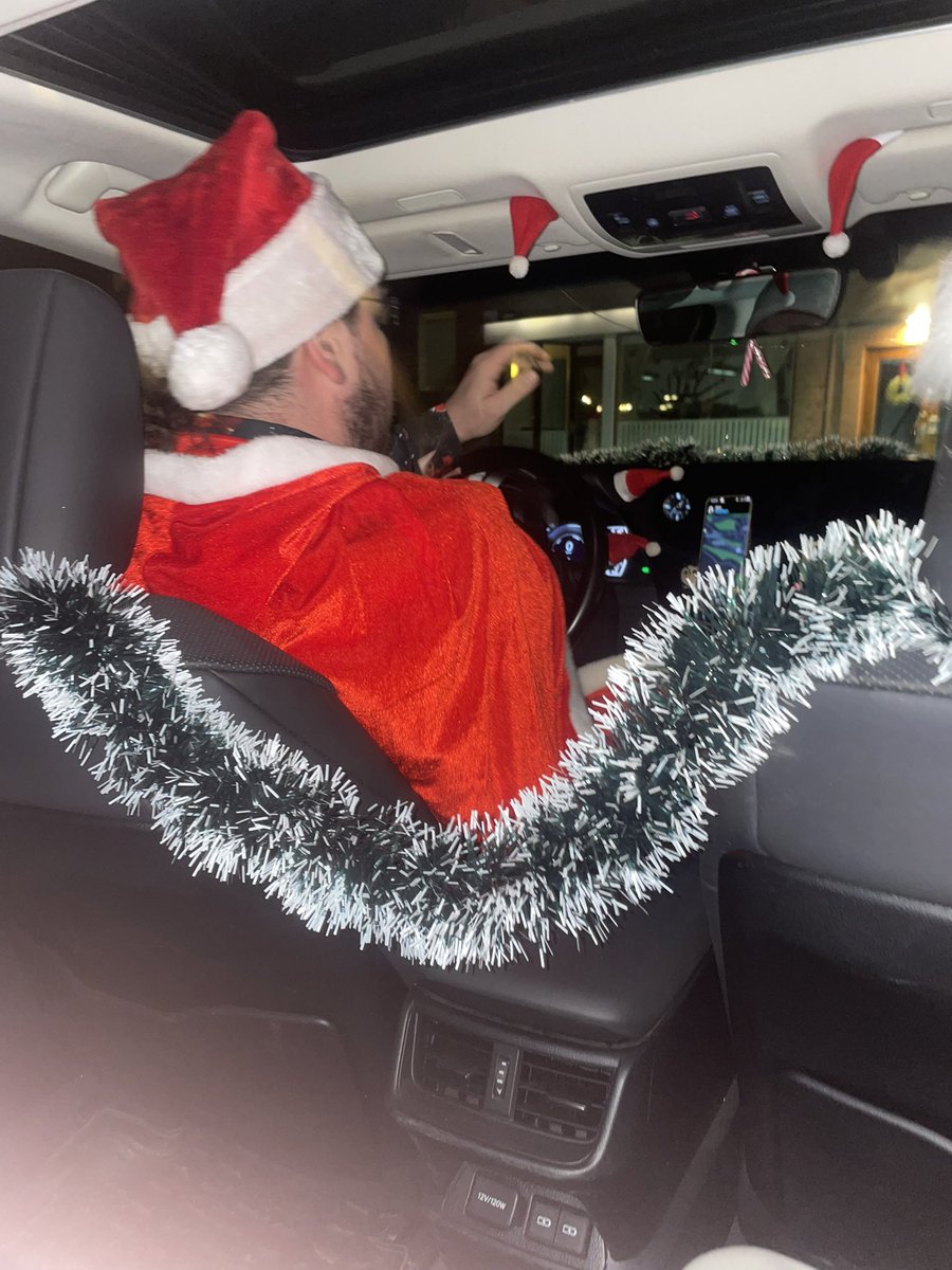 Fick skjuts hem av tomten