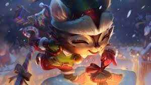 teemoters's tweet photo. Teemo tá de olho no seu histórico afundado no LoL e vai deixar um presentinho especial, hein?

Feliz natal https://t.co/dpHJrUIpuM