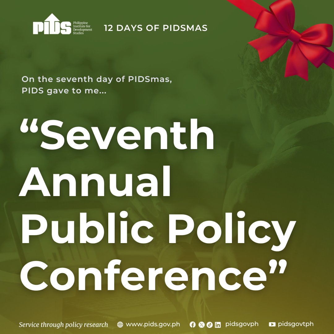pidsgovph's tweet image. On the seventh day of #PIDSmas, we highlight the Seventh Annual Public Policy Conference, which focused on resetting and rebuilding the Philippine economy in the post-pandemic context.

Read: bit.ly/pidsbook2022-01

#APPC #PostPandemicRecovery #StakeholderCapitalism