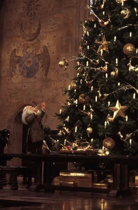 PopCulture2000s's tweet image. christmas at hogwarts