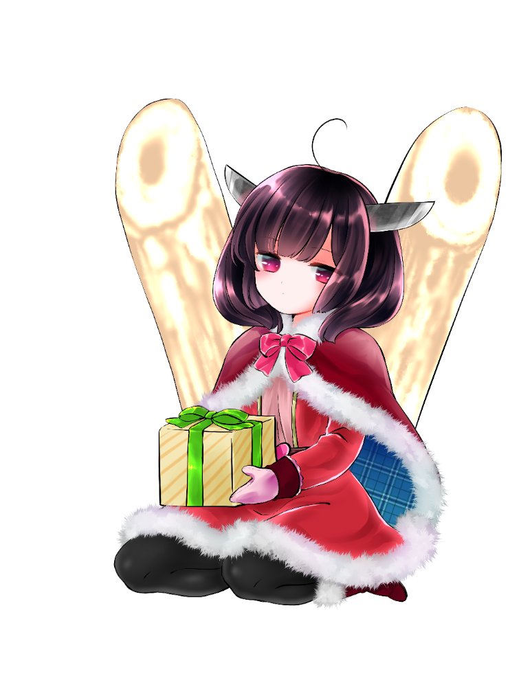 東北きりたん 「無事プレゼントをもらえたきりたんですヾ(❀╹◡╹)ノ゛ #クリスマス」|東北ずん子🫛ずんだもん🫛公式のイラスト