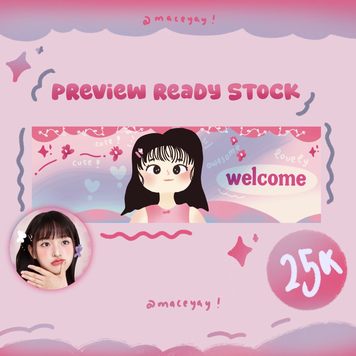 maceyay's tweet image. 🎀—help repost! 

🌀 hi aku membawa ready stock lagi yang pastinya menggemaskan ^^ dapat dijemput dengan harga 25k saja! free retext yaa 
terimakasii &amp;lt;3 …

🦩#zonauang #zonajajan️️ #zonaba