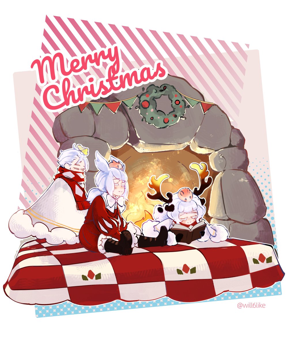 will6like's tweet photo. Every Christmas, we do the same thing — sit by the fire in Grandma's igloo, listen to Ode to Joy, and just... stay together in peaceful silence. Merry Christmas! 🕯️❄️
#Sky星を紡ぐ子どもたち #thatskygame #SkyFanart #CozyArt https://t.co/qE9mpO9gTk