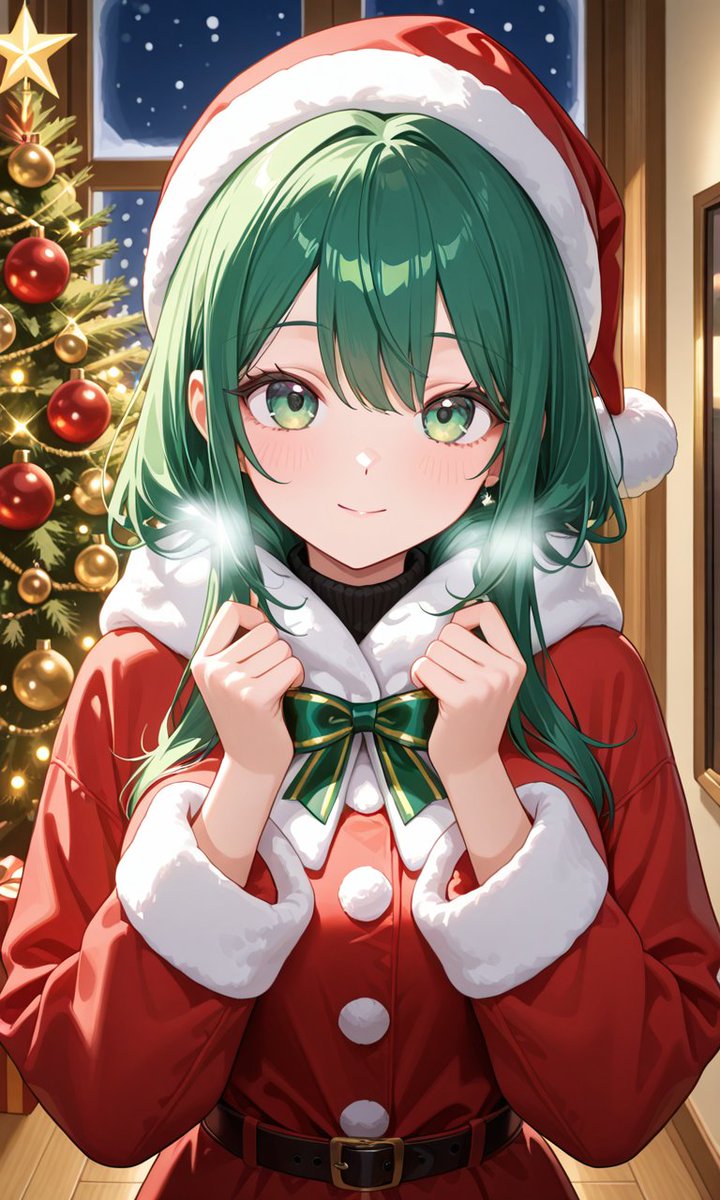 本日の美少女 1Girl solo Green 2025/12/25 SFW