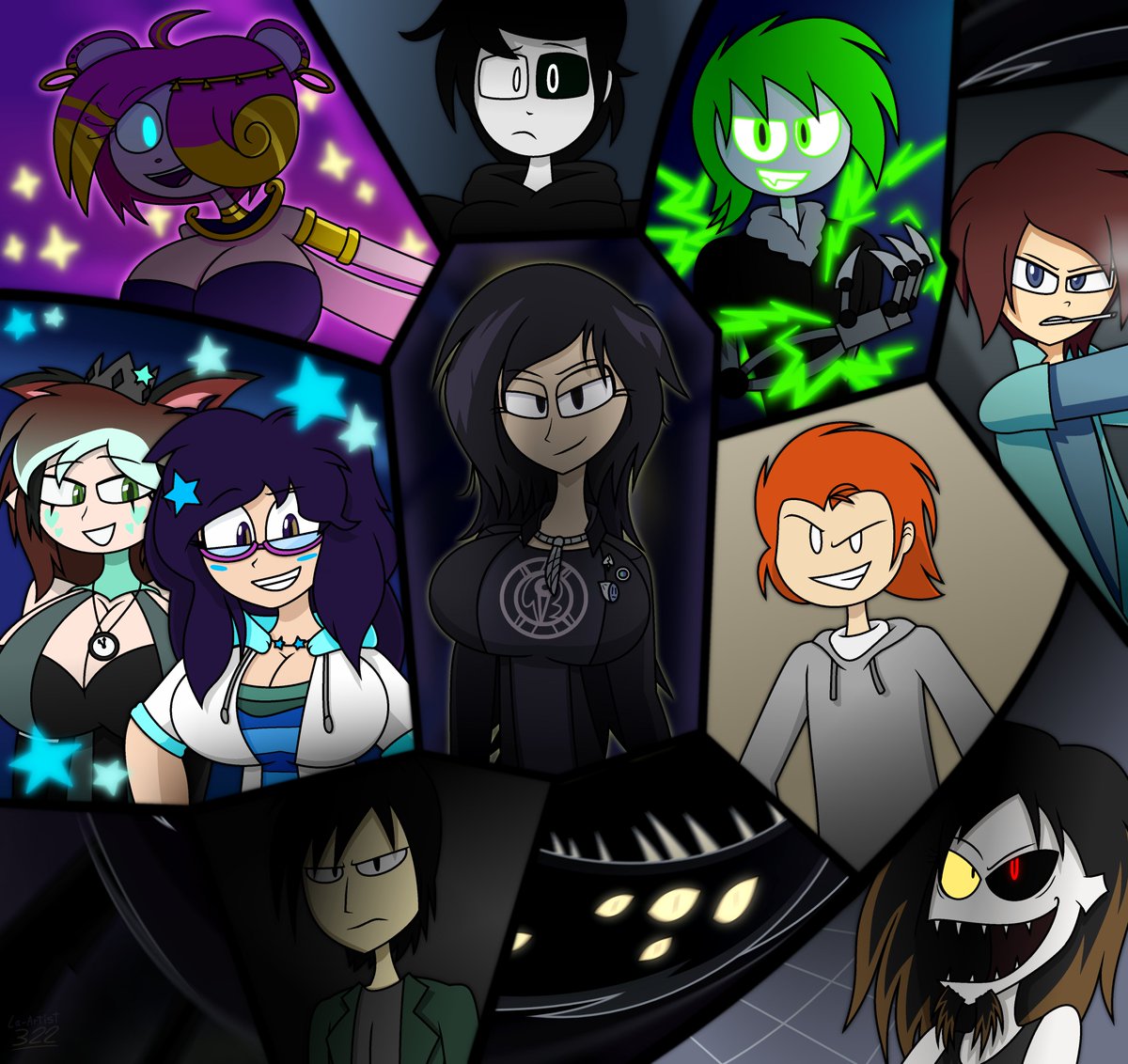 As the year comes to the end, here's my year's very effort, a fully masterpiece finale~!! With myself and selected nine of my friends~!
p.s, I ain't drawing THIS type of art EVER again!!
#digitalart #masterpiece #finale #friends #laartist322