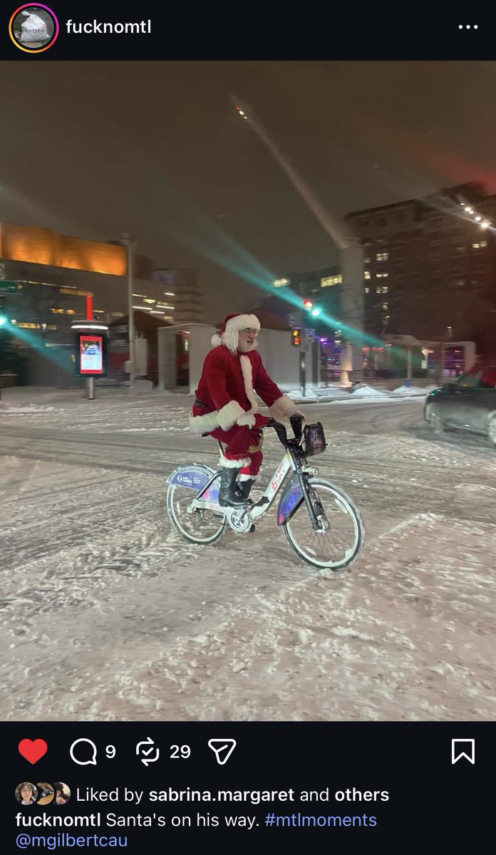 CraigSauve's tweet image. Joyeux Noël de Montréal.