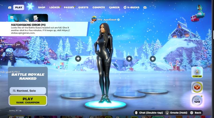 <a href="/FortniteStatus/">Fortnite Status</a> Is the servers bugging or what's going on? When i close my game it won't let me login either!