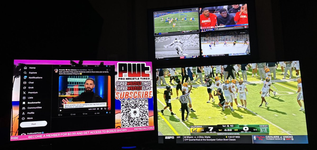 SportsStatsGeek's tweet photo. @prowrestletimes A nice way to spend Christmas Eve. https://t.co/6eYoAMfwNt