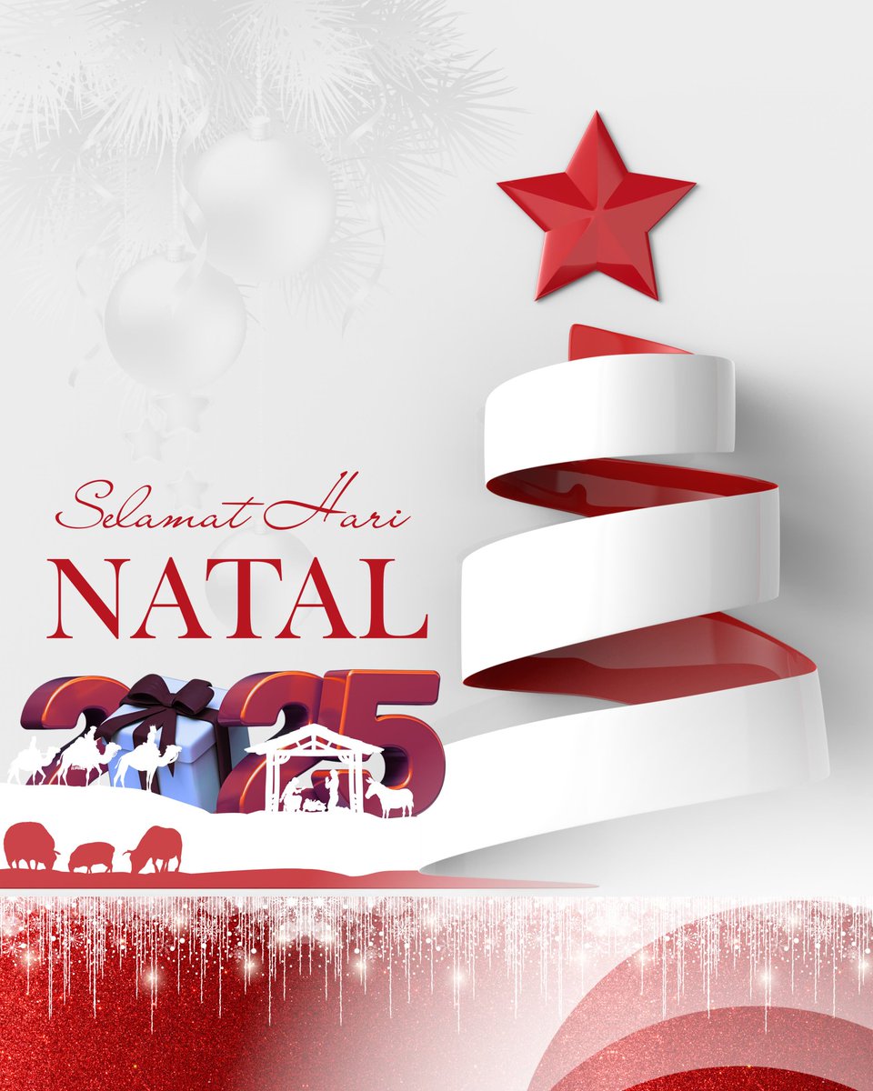 Semoga Natal tahun ini menjadi momen untuk mempererat kasih, menumbuhkan harapan baru, dan menghadirkan kedamaian bagi semua. Selamat Natal untuk seluruh saudara yang merayakan

#Natal2025
#SelamatNatal
#Indonesia