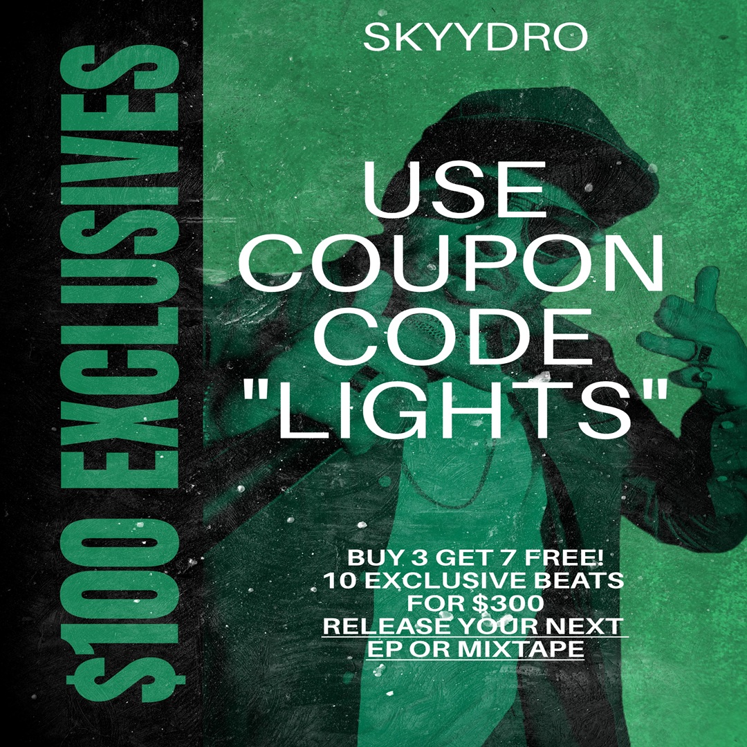SkyyDro's tweet photo. 🎁 CHRISTMAS &amp; NEW YEAR HOLIDAY SALE 🎆

Now through December 31st, 2025 @ 11:59 PM

🔥 60% OFF EXCLUSIVE LICENSE BEATS

Use Coupon Code: LIGHTS

✔️ Exclusive Beats drop to $100 each
✔️ BUY 3, GET 7 FREE

(MP3 / WAV / Track Stems INCLUDED)

#Beats https://t.co/HrWx3TIi2x
