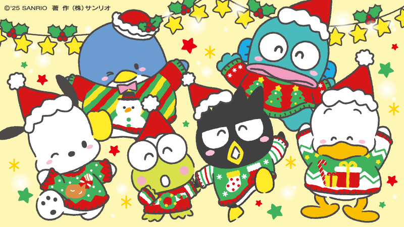 hapidanbui's tweet image. ばつ丸「今最高にホットなオレさまたちと一緒に過ごそうぜー！」
みんな「メリークリスマス！」