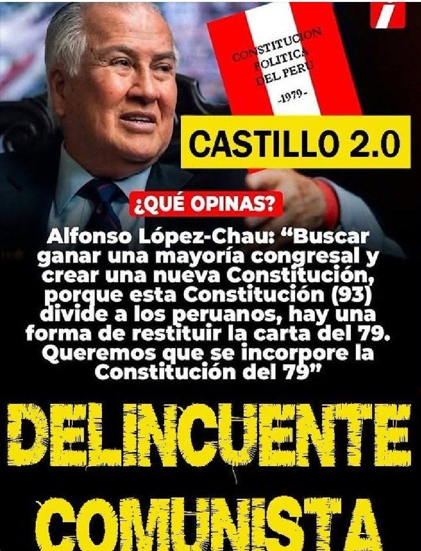 RAFAEL LOPEZ ALIAGA PRESIDENTE 2026 #Porky2026 tweet media