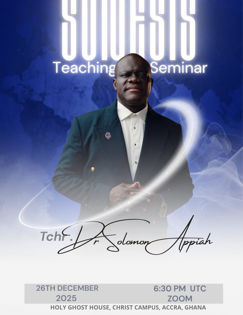 SunesisLearning's tweet image. 🗣𝐈𝐍𝐕𝐈𝐓𝐀𝐓𝐈𝐎𝐍 𝐓𝐎 𝐁𝐈𝐁𝐋𝐄 𝐓𝐄𝐀𝐂𝐇𝐈𝐍𝐆 𝐒𝐄𝐌𝐈𝐍𝐀𝐑

🗓 December 26, 2025

🇬🇭 6:30PM UTC  🇹🇹 2:30PM  

 🔗𝐑𝐄𝐆𝐈𝐒𝐓𝐄𝐑 𝐕𝐈𝐀 𝐓𝐄𝐋𝐄𝐆𝐑𝐀𝐌 - 𝐒𝐮𝐧𝐞𝐬𝐢𝐬 𝐍𝐚𝐭𝐢𝐨𝐧

#SunesisTeachingSeminar
#SunesisLearning