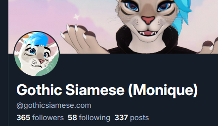 🍀Gothic Siamese (Monique)🍀 tweet media