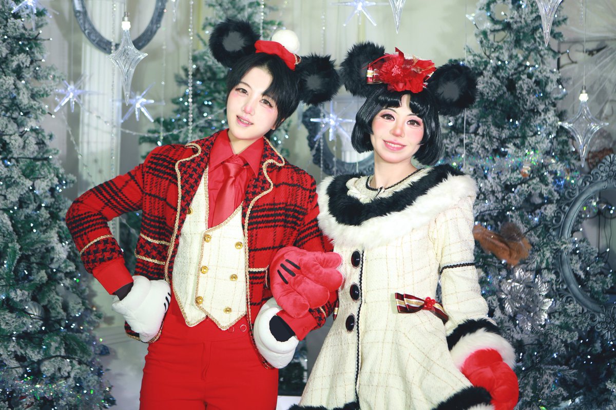 illuminate_A's tweet photo. ✨ Mickey💓Minnie
      Christmas Wish🎄

✨Mickey Mouse
     치노님(@chinoaka_cos)

✨Minnie Mouse
     뤀님(@for_melonia)

✨Photo by. illuminate https://t.co/IDX8wmmvZP