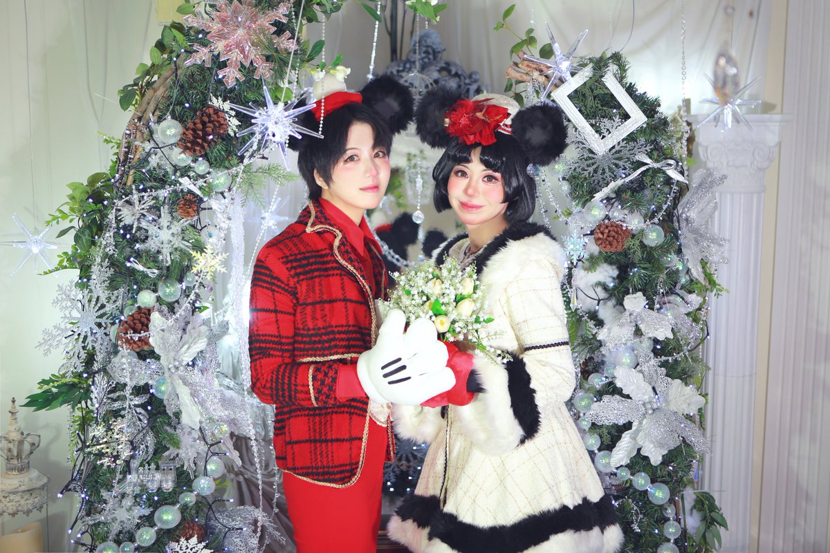 illuminate_A's tweet photo. ✨ Mickey💓Minnie
      Christmas Wish🎄

✨Mickey Mouse
     치노님(@chinoaka_cos)

✨Minnie Mouse
     뤀님(@for_melonia)

✨Photo by. illuminate https://t.co/IDX8wmmvZP