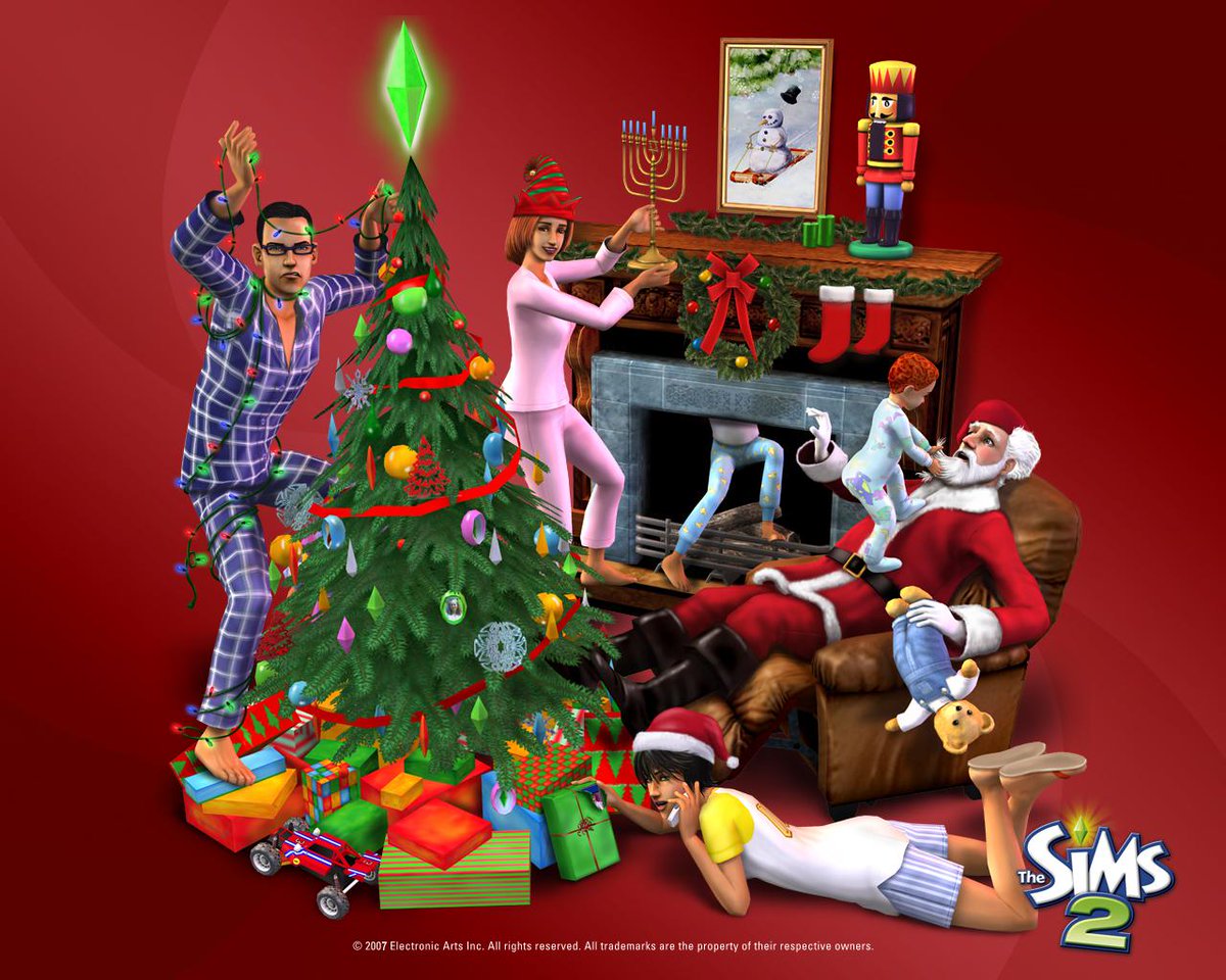 Sims_Nostalgia's tweet image. Merry Christmas everyone! 🎅