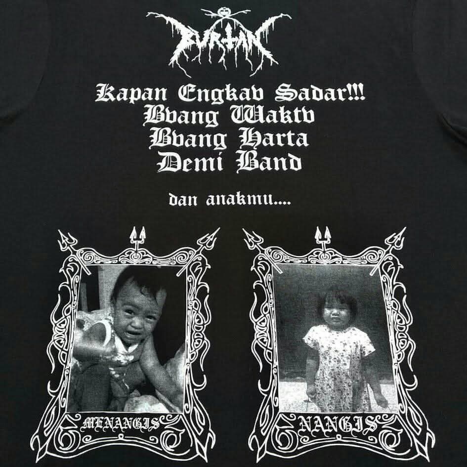 Pengen Nge-Band lagi, terus keinget kaos ini <a href="/Bvrtan/">BVRTAN</a>