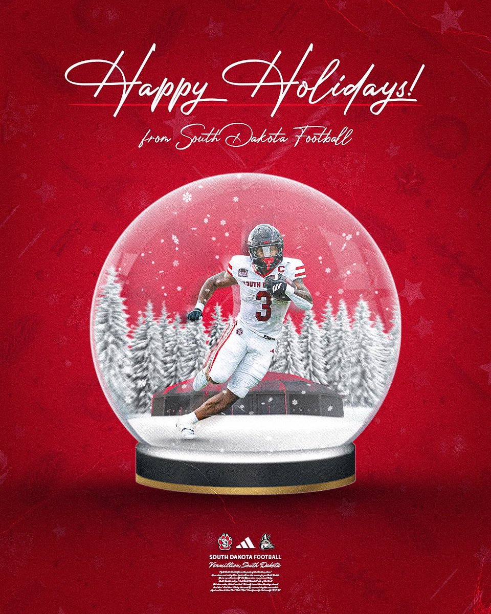 Happy Holidays! <a href="/Coach_TMorrison/">Tim Morrison</a> <a href="/SDCoyotesFB/">South Dakota Football</a>