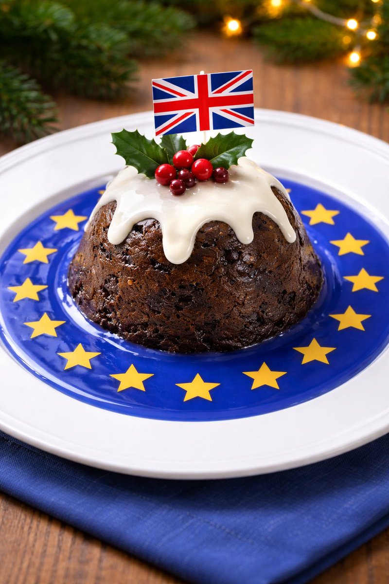 andrewhesselden's tweet image. As we sit down to our Christmas Pudding today let’s hope we may one day find ourselves back in the EU where we know we truly belong. And until that day let’s keep urging politicians to work towards change.