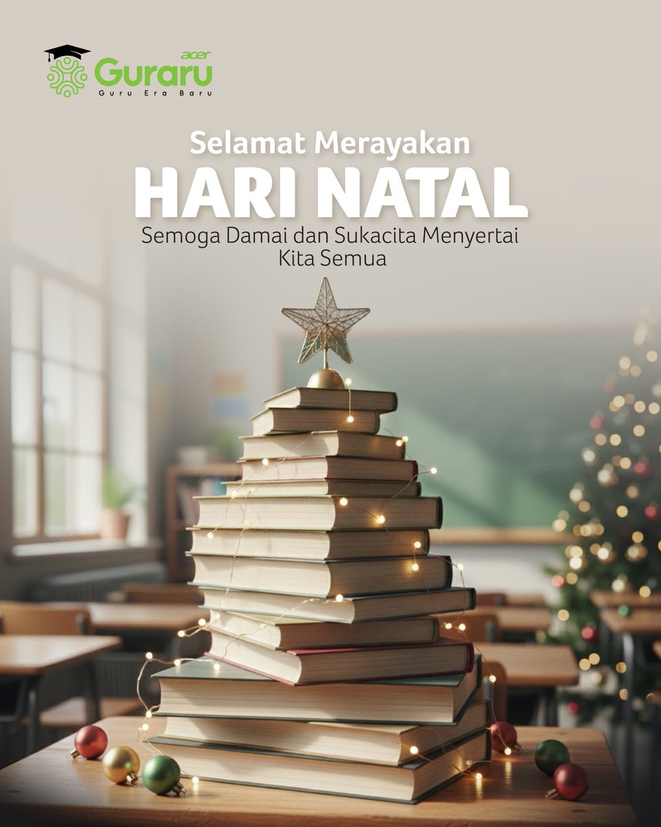 Selamat merayakan Hari Natal! Semoga hangatnya momen Natal membawa ketenangan, sukacita, serta semangat baru untuk menjalani hari-hari ke depan dengan penuh kebaikan.