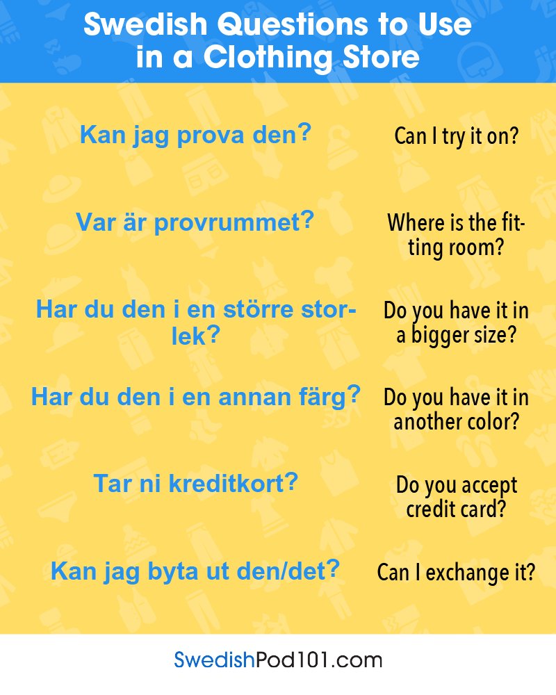 SwedishPod101's tweet image. Shopping + Swedish = instant upgrade 🛒🔥
Learn Swedish shopping words here 👇
👉 bit.ly/44FAt6q

#HolidayShopping #GiftShop #LearnSwedish