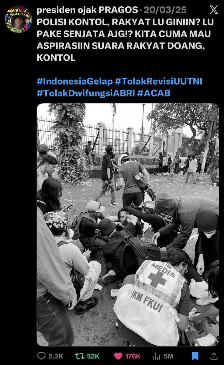 presiden ojak PRAGOS tweet media