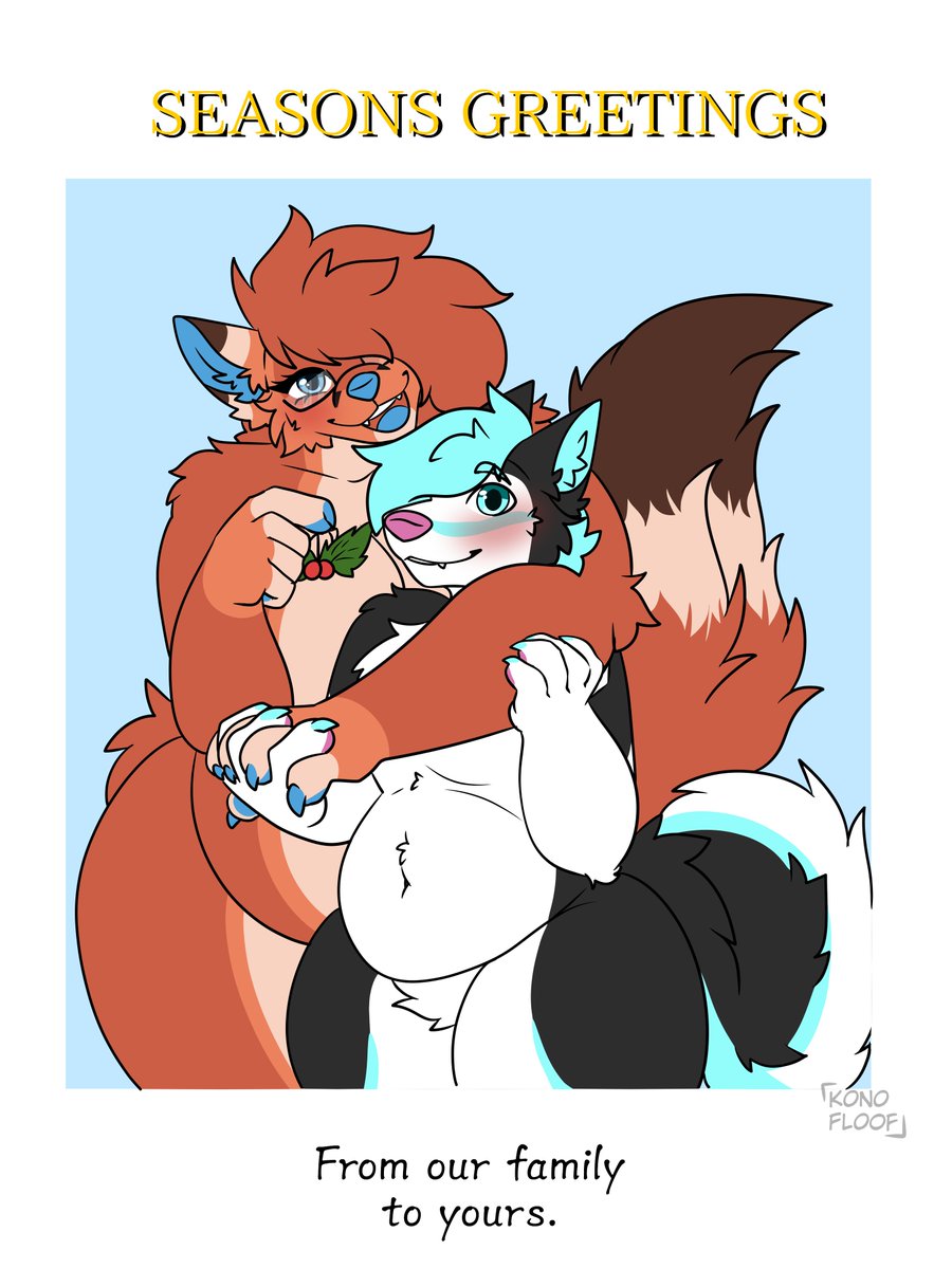 Merry crimmus from me and
<a href="/Disky12397/">Disky</a> 

art from <a href="/KonoFluff/">💙KonoNyan💙comms 4/4</a>