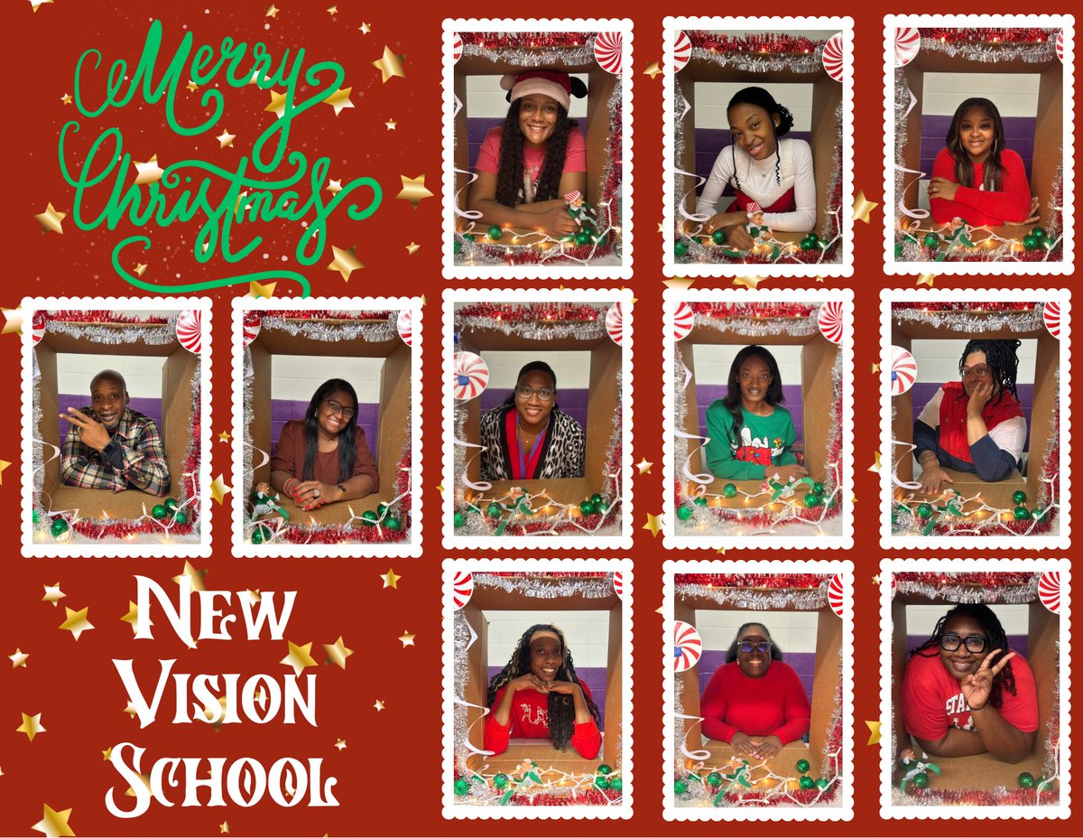 delisamcole's tweet photo. Wishing our New Vision families a season filled with joy, peace, and love. https://t.co/qaHXad5NO9