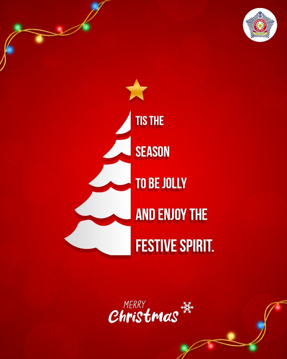 उत्साह, आनंद आणि सर्वांना नाताळच्या हार्दिक शुभेच्छा!

#SafeCelebrations
#MerryChristmas