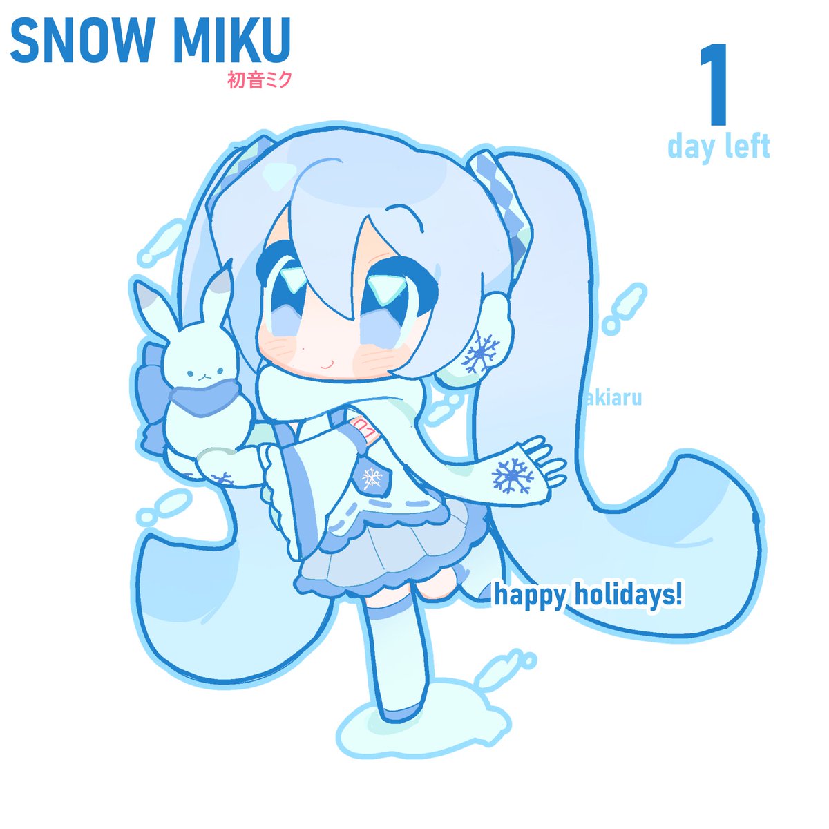 初音ミク not quite christmas for me yet, still got a few more hrs